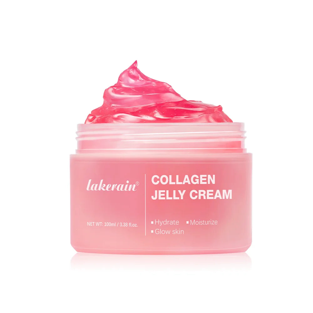 Salmon DNA PDRN Pink Peptide Serum with Collagen Jelly Cream Collagen Tightening Soothing Anti-Aging Firmness Hydration Skincare